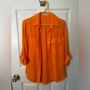 Babaton Utility Shirt XS Orange